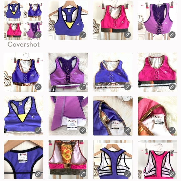 Bundle of 10 G.SPORTS/ G.A.H.U.E.R ORIGINAL COLOMBIAN SPORTSWEAR BRA SIZE XSMALL - Picture 1 of 13